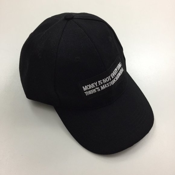 NWOT Men/Women Unisex MONEY ISN'T EVERYTHING Patch Funny Humor Baseball Cap - Picture 4 of 6